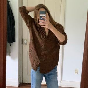 Vintage Liz Claiborne Lizsport paisley button down